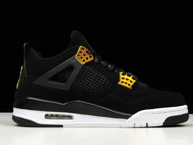 Jordan 308497-032 Gold-White Royalty 4 Air Metallic Black 0525